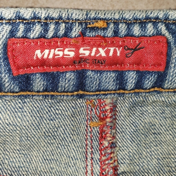 Vintage Y2K Miss Sixty Denim Mini Skirt - Picture 4 of 6